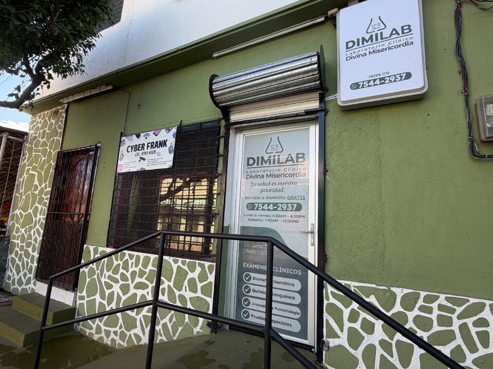 Fachada del Laboratorio Clínico DIMILAB en Chinandega